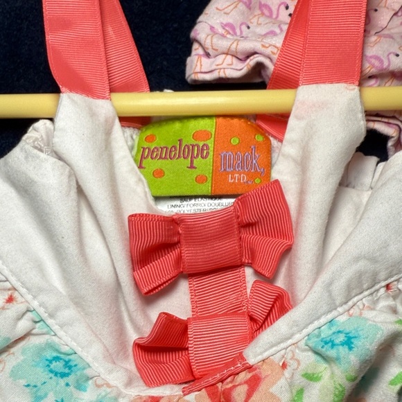 Baby Girl Dresses Bundle!- Pink&Gray, Red, White, Green - Picture 8 of 8